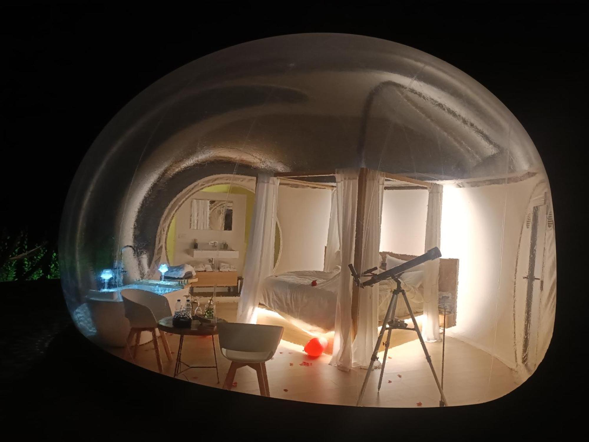 Bubble Room Puglia Villa Bautier Bubblenights Cerignola Exterior foto